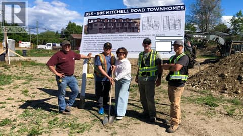 Official Groundbreaking Ceremony May 11, 2026. at 955 Mitchell Road Unit# 3, Rutland South, Kelowna