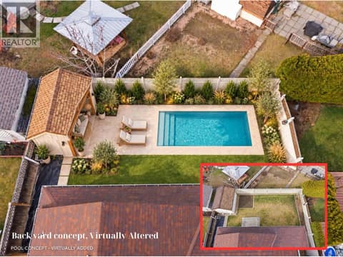 *backyard is AI generated for illustrative purposes* at 756 Springrose Way, Lower Mission, Kelowna