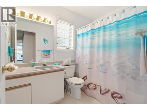 Main floor bathroom at 756 Springrose Way, Lower Mission, Kelowna