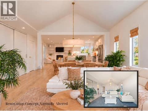 *Renovation concept, virtually altered* at 756 Springrose Way, Lower Mission, Kelowna