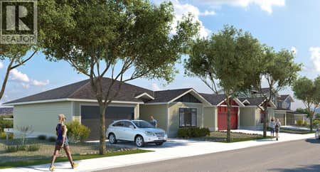 AI rendering of Streetscape at 26 Wood Duck Way, Osoyoos