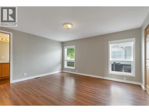 Primary Bedroom looking towards ensuite at 6688 Tronson Road Unit# 114, Okanagan Landing, Vernon