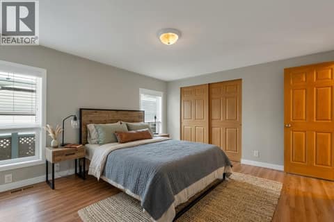 Primary Bedroom Virtually Staged at 6688 Tronson Road Unit# 114, Okanagan Landing, Vernon