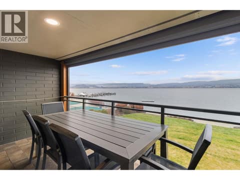 Main Floor deck with ample room for patio table and chairs at 2777 Casa Loma Road Unit# 207, Lakeview Heights, West Kelowna