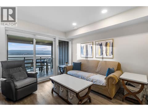 Main Floor family room with patio and lake views at 2777 Casa Loma Road Unit# 207, Lakeview Heights, West Kelowna