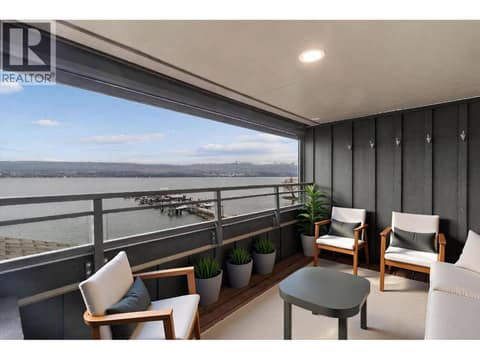 Primary suite private deck, virtually staged at 2777 Casa Loma Road Unit# 207, Lakeview Heights, West Kelowna
