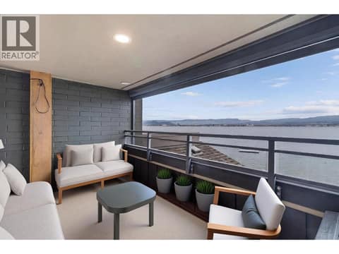 Primary suite private deck, virtually staged at 2777 Casa Loma Road Unit# 207, Lakeview Heights, West Kelowna