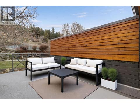 Private sun deck, virtually staged at 2777 Casa Loma Road Unit# 207, Lakeview Heights, West Kelowna