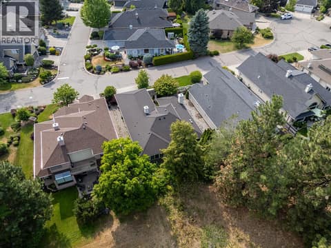 Aerial View of Home at 3889 Gallaghers Grange, South East Kelowna