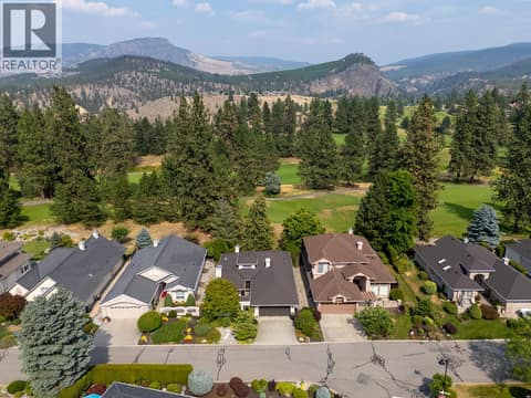 Aerial View of Neighbourhood at 3889 Gallaghers Grange, South East Kelowna