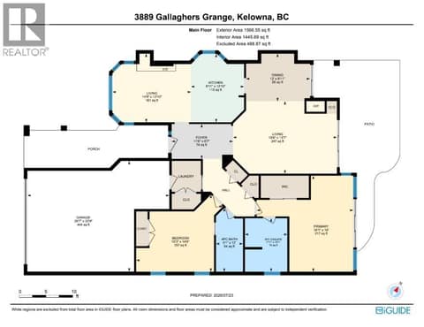 Floorplan at 3889 Gallaghers Grange, South East Kelowna