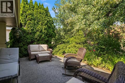 Patio at 3889 Gallaghers Grange, South East Kelowna