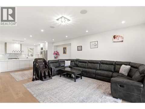 Tons of room to entertain with this wide-open floor plan at 647 Deans Drive, Black Mountain, Kelowna