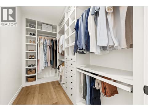 Generous walk in closet at 2815 Copper Ridge Drive, Smith Creek, West Kelowna