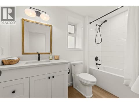 Lower floor full bathroom at 2815 Copper Ridge Drive, Smith Creek, West Kelowna