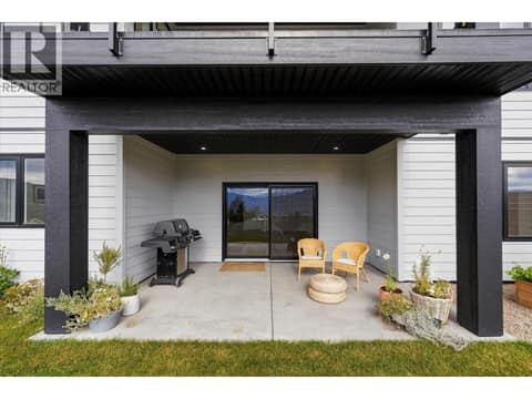 Patio area at 2815 Copper Ridge Drive, Smith Creek, West Kelowna
