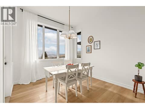 Peaceful dining area... at 2815 Copper Ridge Drive, Smith Creek, West Kelowna