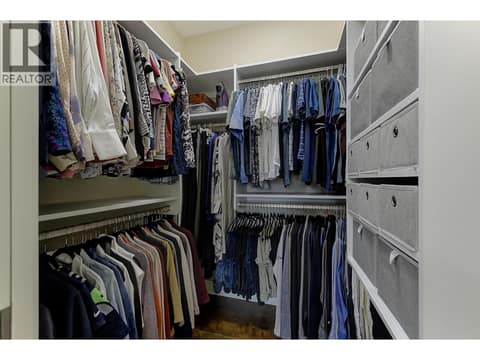 Custom StorX closet organizer installation.  No wire shelves here! at 2151 Madera Court, Westbank Centre, West Kelowna