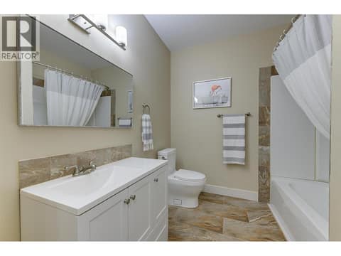 Lower level full bathroom. at 2151 Madera Court, Westbank Centre, West Kelowna