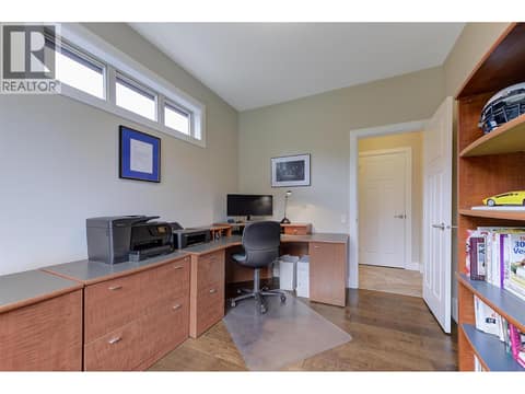 Upstairs flex room can be used as a bedroom or an office. at 2151 Madera Court, Westbank Centre, West Kelowna