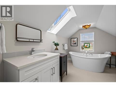 Bathroom on top floor at 2050 Long Street, Kelowna South