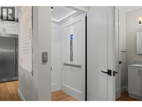 Elevator access to all 3 floors at 2050 Long Street, Kelowna South