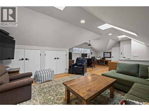 Loft flex space. could be a 6th bedroom and has a full bathroom at 2050 Long Street, Kelowna South
