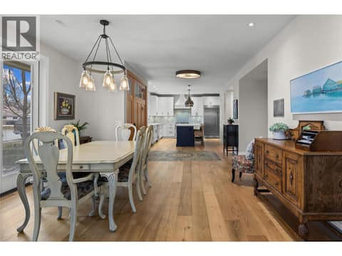 Main floor dining area at 2050 Long Street, Kelowna South