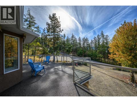 Main home deck at 4405 Ottley Road, Lake Country South West