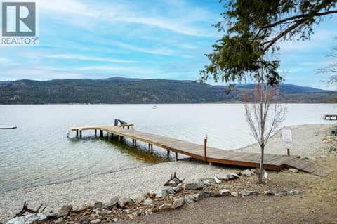 Private Community Dock & Swim Platform at 40 Kestrel Place Unit# 12, Adventure Bay, Vernon