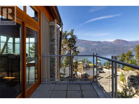 Northern balcony off kitchen at 9845 Eastside Road Unit# 144, Okanagan Landing, Vernon