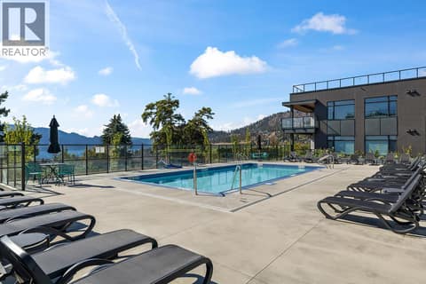 Outdoor Pool at 2780 Olalla Road Unit# 203, Lakeview Heights, West Kelowna