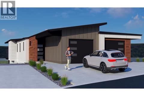 Lakeview Terrace Home Exterior Finishes Rendering at 3746 Morningside Drive, Glenrosa, West Kelowna
