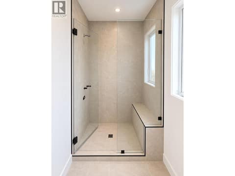 Master Shower (still under construction) at 3746 Morningside Drive, Glenrosa, West Kelowna