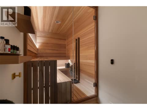 Built-in Sauna at 1763 Fawn Run Drive, Upper Mission, Kelowna
