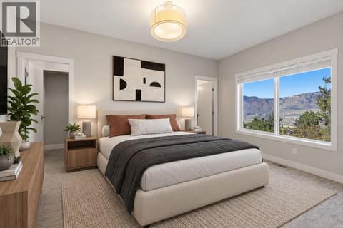 Primary Bedroom -This photo has been digitally staged at 1939 COLDWATER Drive Unit# 106, Juniper Ridge, Kamloops