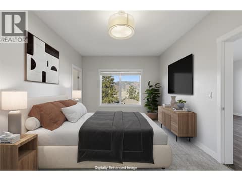 Primary Bedroom -This photo has been digitally staged at 1939 COLDWATER Drive Unit# 106, Juniper Ridge, Kamloops