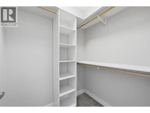 Primary Bedroom Walk-in Closet at 1939 COLDWATER Drive Unit# 106, Juniper Ridge, Kamloops