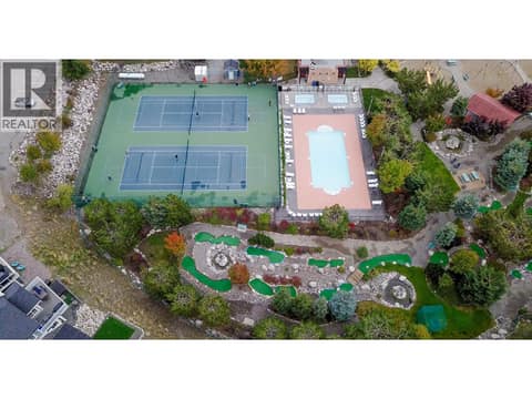 Putting green, pool, hot tubs, club house, tennis courts at 6976 Terazona Drive, Fintry, Kelowna
