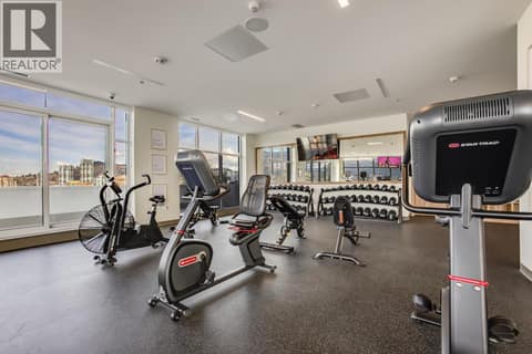 Awesome gym with lake views at 1626 Water Street Unit# 1804, Kelowna North