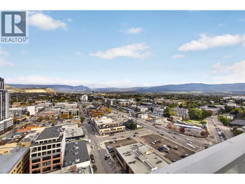 East facing view at 1626 Water Street Unit# 1804, Kelowna North