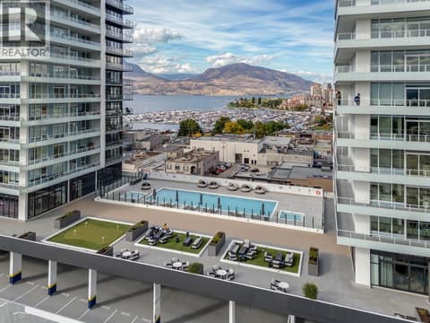 Offering both indoor & outdoor community spaces at 1626 Water Street Unit# 1804, Kelowna North