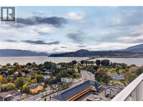 Views from the patio facing South at 1626 Water Street Unit# 1804, Kelowna North