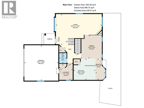 Floor plan - main at 705 Stoltz Court, Rutland North, Kelowna