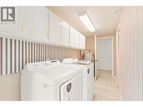 Laundry room at 4583 Bonjou Road, Lower Mission, Kelowna