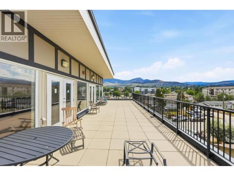 Outdoor patio of Common Space at 130 Barber Road Unit# 306, Rutland South, Kelowna