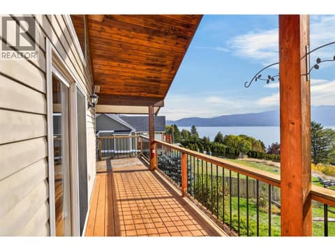 Expansive wraparound deck where you can enjoy the surrounding views. at 359 Kildare Way, Okanagan North, Vernon