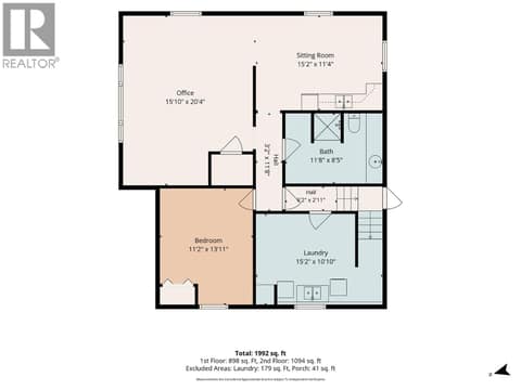 Suite floorplan at 879 Trench Court, Kelowna North
