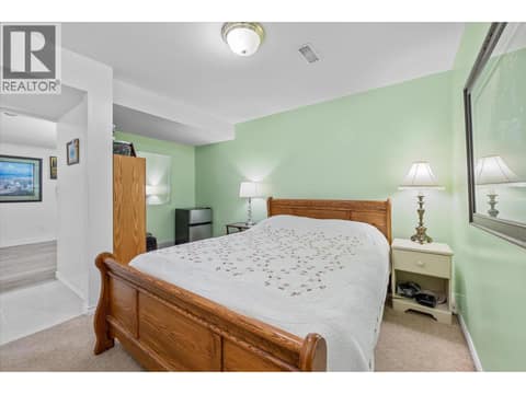 Lower floor bedroom at 1765 Leckie Road Unit# 219, Springfield/Spall, Kelowna