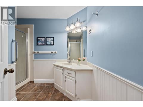 Main floor 3 piece bathroom at 1765 Leckie Road Unit# 219, Springfield/Spall, Kelowna